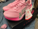 乔丹QIAODAN飞影PB4.0专业马拉松竞速跑步鞋碳板跑鞋运动鞋男 樱花粉/极光绿 -樱花 40.5 实拍图