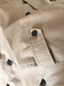 无印良品 MUJI 男女通用 不易沾水 宽版双排扣大衣 无性别 男款女款 BDE15C2S 米色 S-M 实拍图