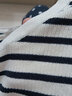 百图年夏季新款连衣裙条纹针织连衣裙南法背心流苏长裙女2307T74 黑白条 S 实拍图