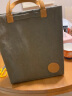 ACE COAT文艺通勤休闲手提包男女笔记本电脑包14英寸文件袋手拎文件包袋 （枯绿色）手提包+小收纳包 14英寸 晒单实拍图