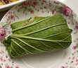 鹿凌青白菜叶饭包东北大白菜叶子新鲜蘸酱蔬菜大饭包打饭包菜叶发顺丰 20片白菜叶加发1袋酱【发顺丰】 实拍图