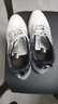 迩倾运动鞋男春秋季透气减震大码男鞋青少年跑步鞋学生增高休闲鞋子男 白黑【高品质】 46 实拍图