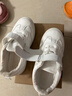 瑜品佳儿童运动鞋春秋小白鞋休闲百搭板鞋男女童校园运动鞋经典款5-14岁 白色 32码（内长19） 实拍图