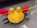 趣然六一儿童节礼物螃蟹玩具自动感应小孩子1-3岁6宝宝0幼儿5电动玩具 发条款机械牵绳螃蟹【阳光橙】 实拍图