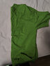 册裁（CECAI）超显白 牛油果绿重磅纯棉圆领短袖T恤男女厚实不透纯色上衣 牛油果绿  4XL （175-190斤） 实拍图