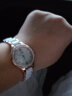 诺宝尔（NUOBAOER）手表 女时尚镶钻女士石英手表防水学生情侣手表网红同款女生腕表 白色玫瑰金-数字表盘 实拍图