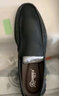 强人商务休闲男鞋通勤皮鞋头层牛皮一脚蹬驾车鞋 JDA351049 黑色 40码 实拍图
