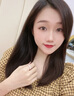 MZMZ戒指女彩金色气质指环玫瑰金色满钻满天星食指戒生日礼物送女友 女戒#12#周长51mm 实拍图