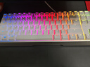 CHERRY樱桃MX 3.0S TKL机械键盘有线游戏电竞键盘 办公电脑键盘 铝合金外壳 侧刻键帽无钢板结构87 白色 RGB 茶轴 实拍图