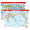 桌面速查-中国地图·中国地形+世界地图·世界地形  学生专用版 二册套装 赠可擦笔 加厚 尺寸32*23.5厘米 实拍图