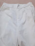 初径冰丝棉麻九分裤女夏高腰休闲裤亚麻女裤西装裤宽松小脚哈伦裤子 白色 L 建议105-115斤左右 实拍图