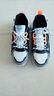 凡十六男鞋2026年新款春夏季软底皮面透气百搭休闲跑步鞋增高运动鞋子男 RF-3637白蓝 网面 41 实拍图
