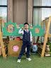 衣诺坊儿童西服马甲套装英伦演出主持人礼服 藏青：马甲套装 120CM 实拍图