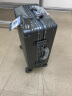 博牌bopai拉杆箱铝框TSA密码锁行李箱男pc旅行箱女万向轮20吋铁灰 实拍图