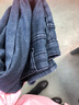 栖谣 高腰牛仔裤加绒女冬季小脚裤显瘦外穿加厚长裤子女紧身弹力笔裤 蓝灰色【白灰绒】 27 建议90-100斤 实拍图