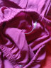 贝珂曼夏季中老年人棉麻短袖套装宽松大码上衣妈妈装两件套t恤夏装女装 SX168-紫红色 3XL【120-135斤】 实拍图