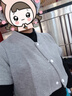 南极人纯棉护肩保暖睡觉肩周炎坎肩男女士颈部孕妇月子防护中老年人披肩 灰色-有领短袖款均码 实拍图