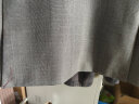 FULL MONTYVBC面料羊毛西服套装男灰色亲王格商务修身正装结婚西装 暖灰色6956 50 晒单实拍图