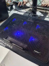 品胜（PISEN）笔记本散热器 6核散热可调速调节高度电竞游戏本平板电脑散热垫便携立式底座 17.3英寸以下 黑 晒单实拍图