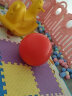 费雪 羊角球跳跳健身球充气球幼儿园儿童户外加厚玩具球跳跳球 16寸红猴（送气泵） 实拍图