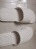 merdor男士拖鞋夏天家居室内抗菌浴室洗澡防滑软底静音轻便凉拖鞋女四季 白色 36-37 S码 实拍图