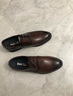 百丽布洛克正装皮鞋男鞋增高大码德比鞋商务皮鞋10822CM8 棕色-绒里 39 (245mm) 实拍图