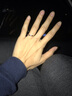 周生生18K黄金及Pt950铂金PROMESSA小皇冠情侣钻石戒指男女85441R定价 13圈 实拍图