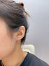 FR钻石耳钉pt950铂金钻石耳环经典六爪耳钉耳饰男女同款520礼物 PT950铂金 共10分一对 IJ色 实拍图