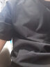 马莱华斯 纯棉男士短袖t恤内搭宽松衣服夏季潮流百搭纯色半袖体恤ins大码男装 黑色 2XL（135-150斤） 实拍图