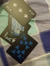 塑料扑克牌 双面防水磨砂德州扑克纸牌黑色透明耐磨pvc桥牌娱乐扑克牌 1付纸盒装 实拍图