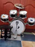 俏娃宝贝（QIAO WA BAO BEI） 儿童玩具架子鼓初学者爵士鼓音乐玩具打击乐器男宝宝男孩礼物 玩乐7鼓2镲带地鼓1-4岁-黑色 实拍图