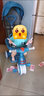 喜来图儿童三轮车1-6岁婴幼儿推车脚踏车小孩童车宝宝手推车轻便遛娃车 墨绿【篷子】护栏靠背+推杆音乐 实拍图