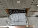 纳童（NaTong）拉篮双层不锈钢厨房橱柜抽屉式碗碟篮阻尼厨柜调味料拉篮304碗架 加深圆钢双层500柜内宽46-48cm 实拍图