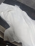 尚都比拉时尚洋气圆领七分袖雪纺衫女秋高级少女感气质通勤上衣 白色 XL 实拍图