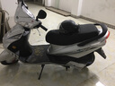 TULX125cc摩托车踏板车燃油助力女式踏板代步车外卖车国四电喷可上牌 蓝色尚领款机械版+合格证+发票 实拍图