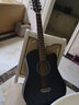 蓝之吉（LANZHIJI）吉他初学者学生38寸新手通用练习男女生专用入门民谣木吉他乐器琴 38寸S-黑色 实拍图