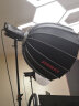金贝（JINBEI） 补光灯EF-150PRO直播灯led补光灯视频摄影灯拍摄美妆饰品柔光灯套装 EF-160BI单灯+65CM球罩（可调色温） 实拍图