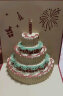 TaTanice 贺卡 礼物立体生日母亲节贺卡情侣表白卡片生日礼物留言卡创意明信片 3D立体生日蛋糕 晒单实拍图