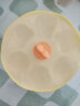 COOKSS宝宝辅食蒸糕模具婴儿食品级硅胶盒猫爪耐高温烘焙可蒸煮磨具黄 实拍图