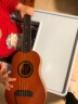 六美儿童仿真吉他玩具21寸初学者入门可弹奏乐器 音乐启蒙早教玩具 仿花梨木真弦吉他 实拍图