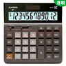 卡西欧（CASIO） MH-12新款宽型台式会计出纳财务计算器12位数太阳能商用电子商务办公用计算机 DH-12中号黑色(宽151mm*高159mm) 实拍图