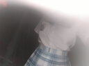 圣洛锋 原创JK制服少女银线格裙女学生百褶裙半身裙学院风 樱花慕斯（42CM长袖套装） M 腰围（64-68） 实拍图