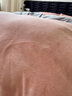雅鹿双面牛奶绒四件套冬季加绒珊瑚绒床单被套单人学生法兰绒被罩冬天 暗香-蜜桃粉 【亲肤柔软 适合裸睡】 1.8m 床单款 四件套-被套200*230cm 实拍图