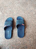 经典拖鞋舒适休闲一字拖居家情侣防滑男女凉拖鞋 蓝色 39 （偏小码建议拍大一码） 实拍图