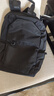 美杜 双肩包男小型迷你背包书包大学生户外运动旅行休闲轻便商务帆布 黑色 实拍图