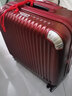莎米特行李箱18英寸 小型静音万向轮防刮高档商务登机拉杆箱PC338酒红 实拍图