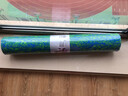 Aomadon迷彩泡沫轴瑜伽柱普拉提泡沫按摩轴肌肉放松按摩轴 EVA瑜珈滚轴 浮点蓝绿色（90cm） 实拍图