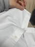MUJI 男式 法兰绒 衬衫 男士长袖衬衣外套 休闲纯棉全棉 ACA77C1A 米白色 M (170/92A) 实拍图