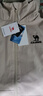 骆驼（CAMEL）梭织加绒连帽风衣男防泼水休闲外套 J13CZ0L7070A 浅卡其 XL 实拍图