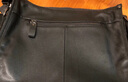 ANDSEEYOU品牌 真皮男包 潮流软皮单肩包 头层牛皮出行斜挎包休闲背包 商务横款大容量男士挎包 黑色 实拍图